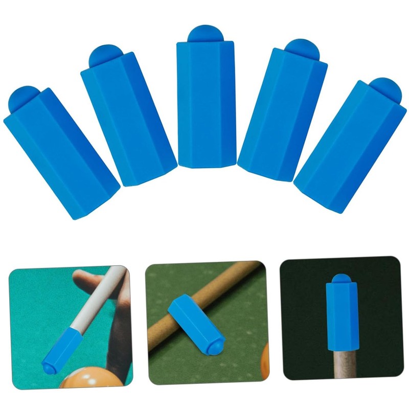 5 Pcs Pool Cue Tips, Screw-On Billiard Cue Tip with