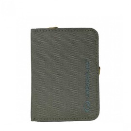 Lifeventure RFiD Protected Card Wallet, made from eco-friendly friendly recycled material, Olive