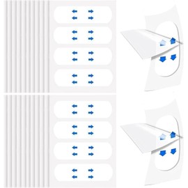 Cinta de estiramiento facial impermeable Cinta de maquillaje facial invisible en forma V para arrugas ojos papada 120PCS