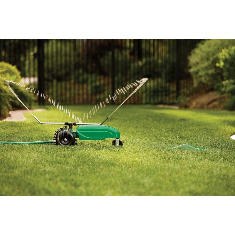 Orbit Traveling Sprinkler, Green (Traveling Sprinkler Arms & Tee Replacement)