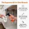 XMXW Universal Sink Drain Wrench, 4 6 8 Tab Locknut
