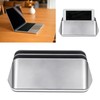 Dual Laptop Stand Vertical 3D Curved Appearance Aluminum Alloy Adjustable