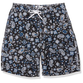 Trunks Swami - Bañador para Hombre de 20,3 cm, Negro, Medium