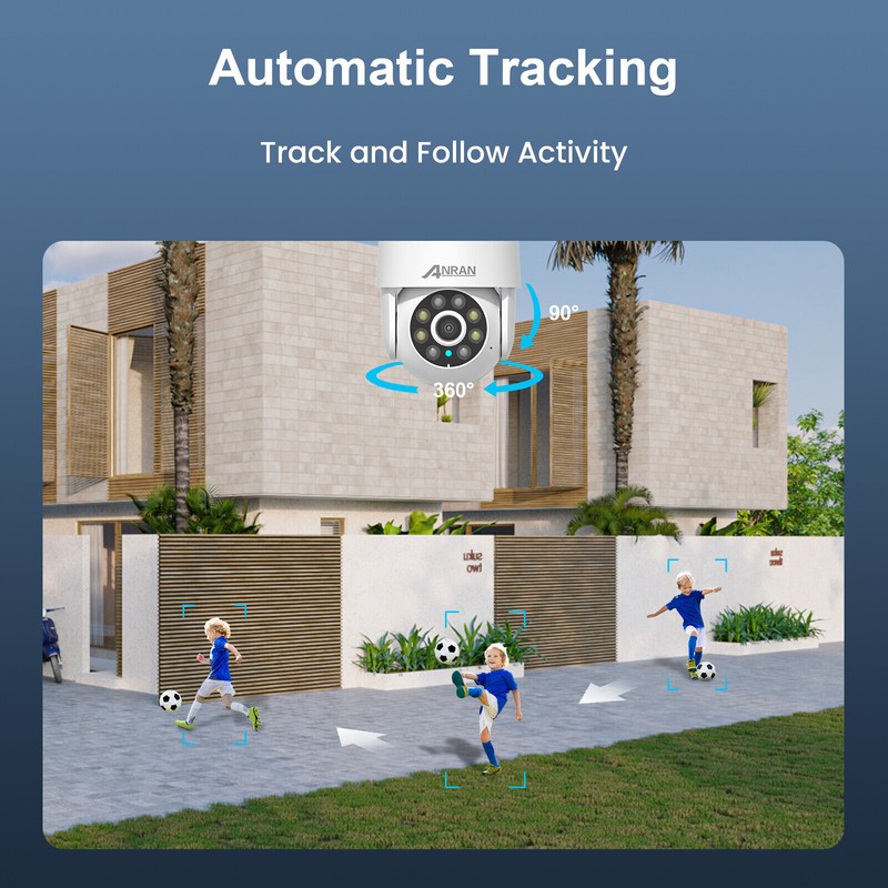 ANRAN Wireless 2.4/5G WiFi Security Camera System Outdoor Home 3MP