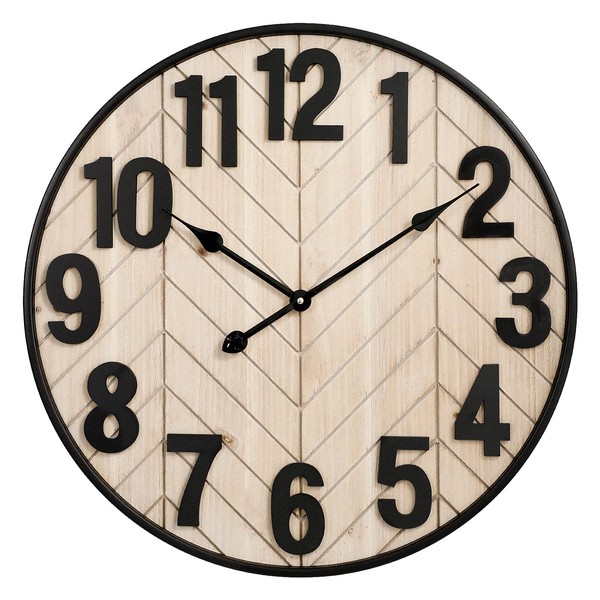 JUMBO HUMBLE 24 Inch Large Wall Clock for Living Room