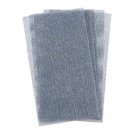 HARFINGTON 5pcs Mesh Sanding Sheets 80 Grits 2.8" x 5" Ceramic Abrasive Wet Dry Sandpaper Dust-Free Hook and Loop Abrasive Pads for Car Woodworking Metal Polishing & Grinding