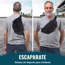 Deykay Cangurera Tactica Militar Impermeable Riñonera Deportiva