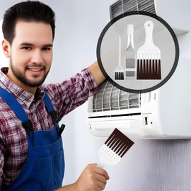 Radiator Comb - Fin Cleaning Brush - Evaporator Cleaning Brush for Ac Coil Repair Home Appliances Car Rv Window Refrigerator Duct Vent Conditioning