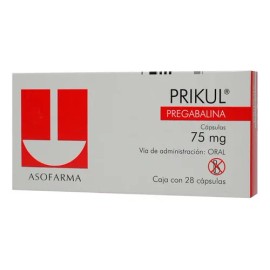 Prikul Cápsula 75 Mg, 28 Cápsulas
