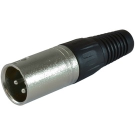 GLS Audio XLR Male Plugs Connectors XLR-M Plug - 4 Pack