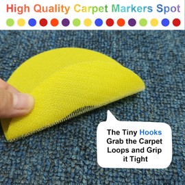 ForTomorrow Carpet Markers with Numbers - 36 Pcs 4" Classroom Sitting Carpet Dot Number 1-36, Floor Rug Circles Marker Spot for Preschool Kindergarten Elementary