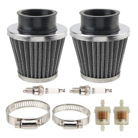 Carbhub 2 Pack 38mm Air Filter 1.5 Inch Filter for GY6 QMB139 139QMA 49cc 50cc 70cc 90cc 110cc 125cc 150cc 200cc XR50 CRF50 XR CRF SDG SSR Dirt Pit Bike Moped Scooter Go Kart Motorcycle ATV Quad