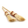 MyTinyWorld 3 x Dolls House Miniature Household Brooms