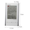 RHYTHM 8RZ210SR03 Table Clock, Alarm Clock, Radio Clock, Calendar, Thermometer,