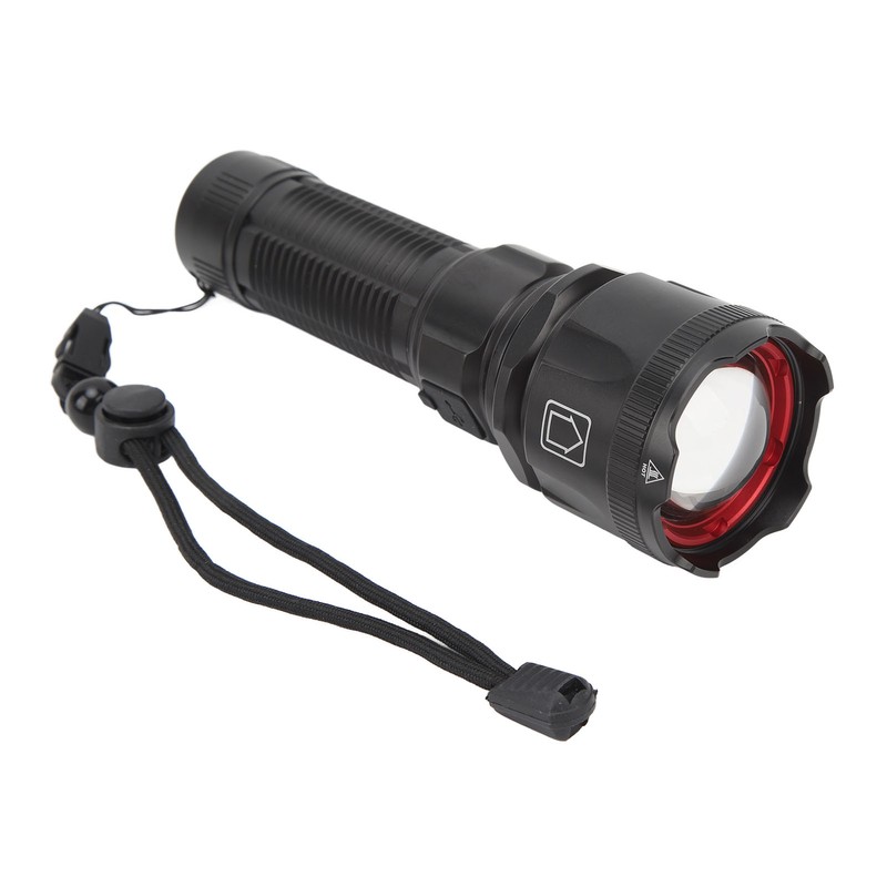 Telescopic Focus Flashlight XHP160 LED Super Bright Flashlight for Camping