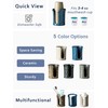 YHOJOY Bathroom Cup Holder, Ceramic Bathroom Cup Dispenser 3 Oz,