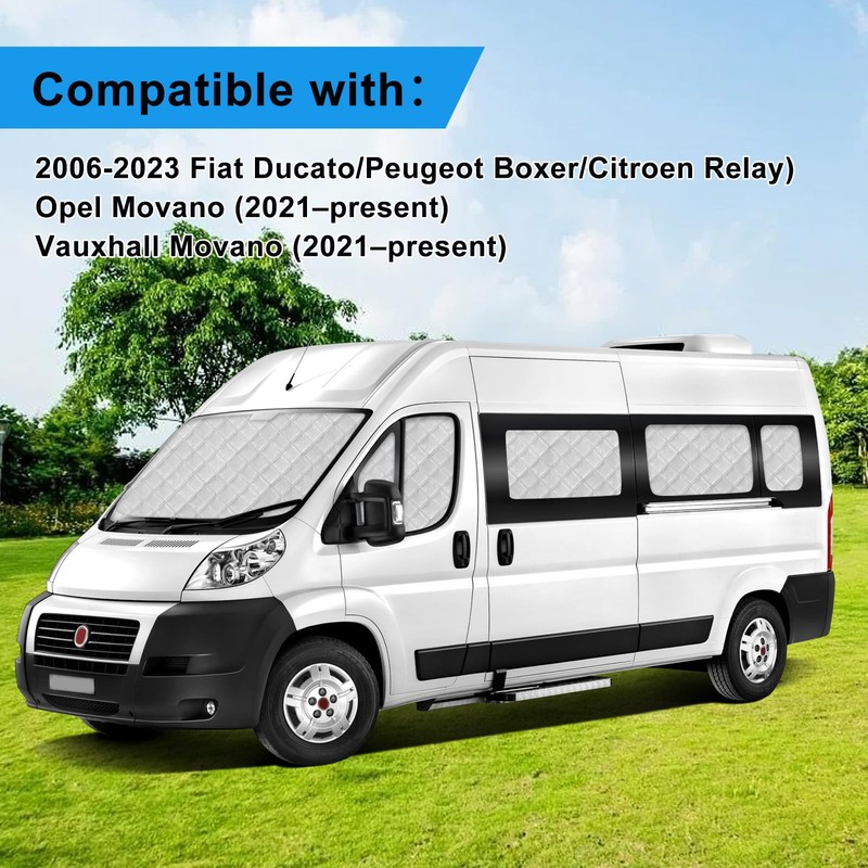 Federedevo Window Full Sun Shade for Ram ProMaster 2014-2024 |