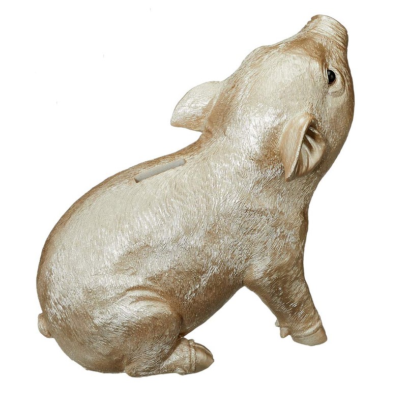 Cepewa Piglet Lucky Pig Piggy Bank Champagne Colours 20 x
