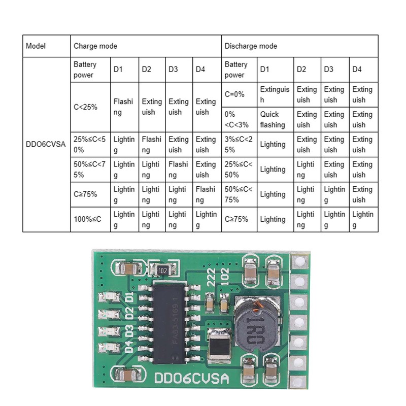 Charge Discharge Module 5V 2.1A Lithium Battery Integrated Power 3.7V