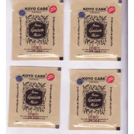 (4) - Koyo Cabe Chilli Brand Porous Capsicum Plaster, 4 Packs