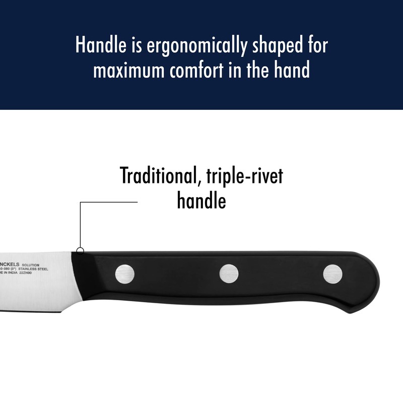HENCKELS Solution Razor-Sharp 7-pc Knife Set, Chef Knife, Bread Knife,German