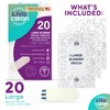 LivaClean 20 CT LivaClean Large Hydrocolloid Acne Patches - for