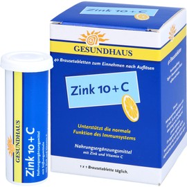 Zinc 10+C effervescent tablets