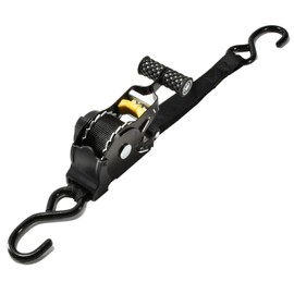 GANGWAY JAPAN Lashing Belt, Tie-Down Belt, Automatic Winding Ratchet Belt, 1.0 inches (25 mm) x 9.8 ft (3 m), Single Item