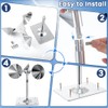 3 Pack Reflective Spinning Bird Deterrent, Wind Powered Aluminum Bird