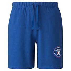 Western Bulldogs AFL Footy Boys Junior Youths Kids Cotton Logo Shorts size 10