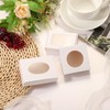 sourcing map 32Pcs Soap Packaging Boxes 3x3x1.2 Inch Kraft Soap