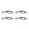 4 Sets PreWired Round LEDs Waterproof 2Color Indicator Lights Common