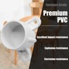 Biaungdo 2 Inch PVC Table Leg Cap Fittings Furniture Grade