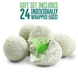 Thames & Kosmos I Dig It! Glow-in-The-Dark Dinosaur Egg Excavation Gift Set | 24 Excavation Kits w/Dino Figures | Party Favors, Stocking Stuffers, Easter Baskets | Collect 8 Unique Glowing Dinos