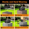 FMhotu 6x6 Concrete Post Base(4 PCS), Deck Post Base Holder