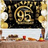 95th Happy Birthday Backdrop Banner, 95th Birthday Party Decoration Background,