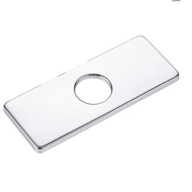 Deck Plate Escutcheon for Single Hole or 3 Hole Kitchen Bathroom Faucet, Sink Faucet Cover Deck Plate,12 Inch Cover Deck Plate for Vanity-Sink, Stainless Steel Brushed Sink Cover Plate