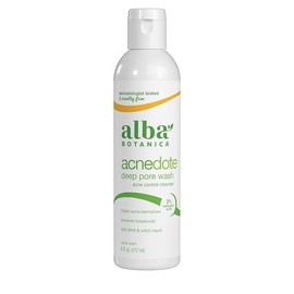 Alba Botanica Acnedote Maximum Strength Deep Pore Wash, 6 Oz (Packaging May Vary)