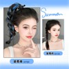 mefeny Hair Extensions, Kids Color Extensions, Ponytails, Pink, 2 Pieces,