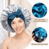 HAIMEIKANG Double-Sided 100% Mulberry Silk Bonnet & Shower Cap for