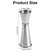 2pcs 2oz & 1oz Dual Jigger for Bartending, Stainless Steel