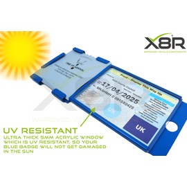 Blue Badge Disabled Holder Guard Parking Time Clock Security Anti Theft Lock Wallet