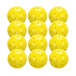 JOOLA Heleus Pickleballs - Competition Outdoor Pickleball Balls - USAPA Approved Balls for Tournaments - Durable Pickleballs for Indoor Play & Outdoor Courts - 12 Pack