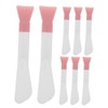 VALICLUD 8pcs Dual-head Silicone Face Mask Brush Applicator Tool for Masks Skincare Soft Facial Brush for