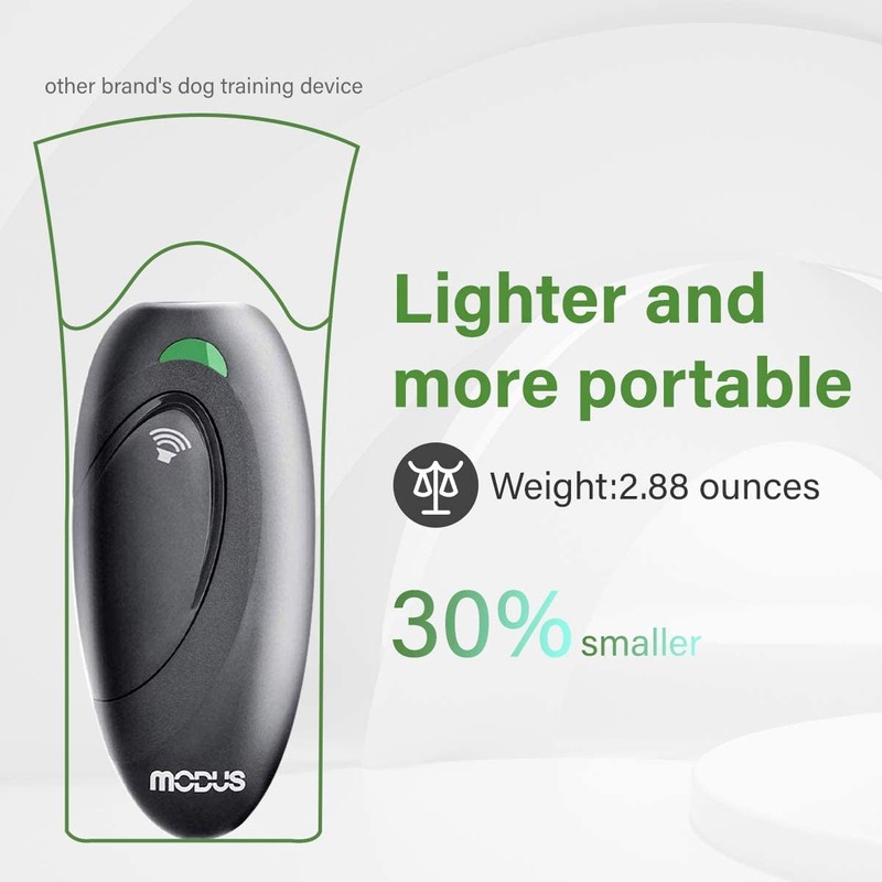 Ultrasonic Dog Barking Deterrent,MODUS 2 in 1 Dog Training and