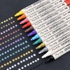 Transon 24 Colors Bold and Brush Dual-tip Acrylic Paint Marker