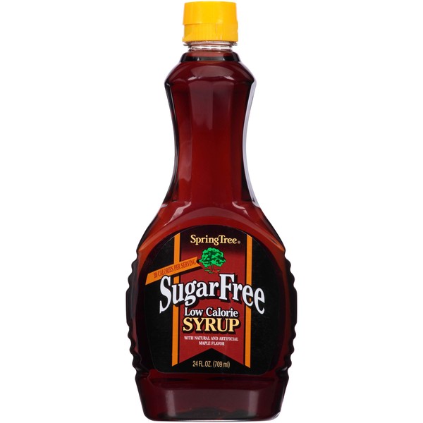 Spring Tree Sugar Free Syrup, 24 Ounce (Pack of 12)