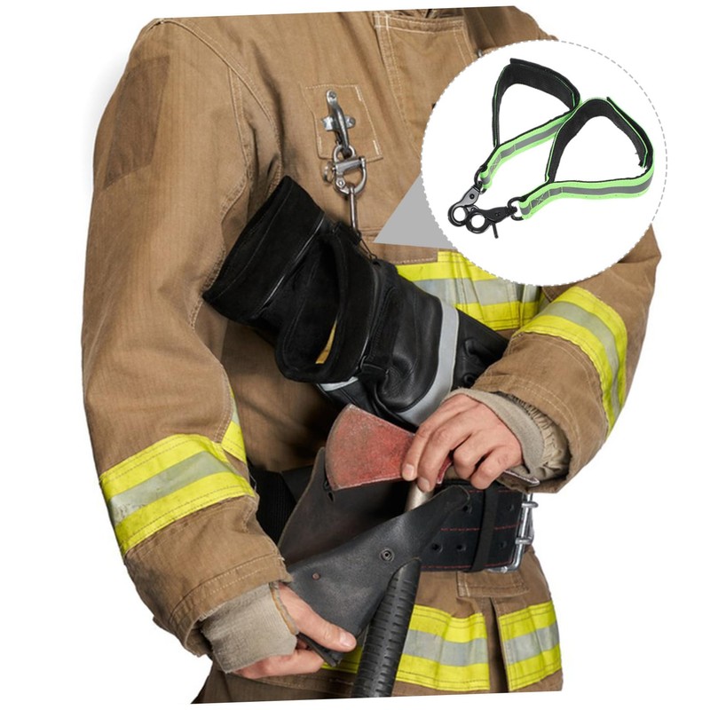 Zerodeko 2Pcs Fire Gloves Fixing Straps and Straps for Firefighters