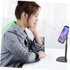Operitacx Heart Shaped Metal Desktop Tablet Support Flexible Phone Bracket