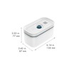 ZWILLING Fresh & Save Small Vacuum Lunch Box, Plastic, Semitransparent-La